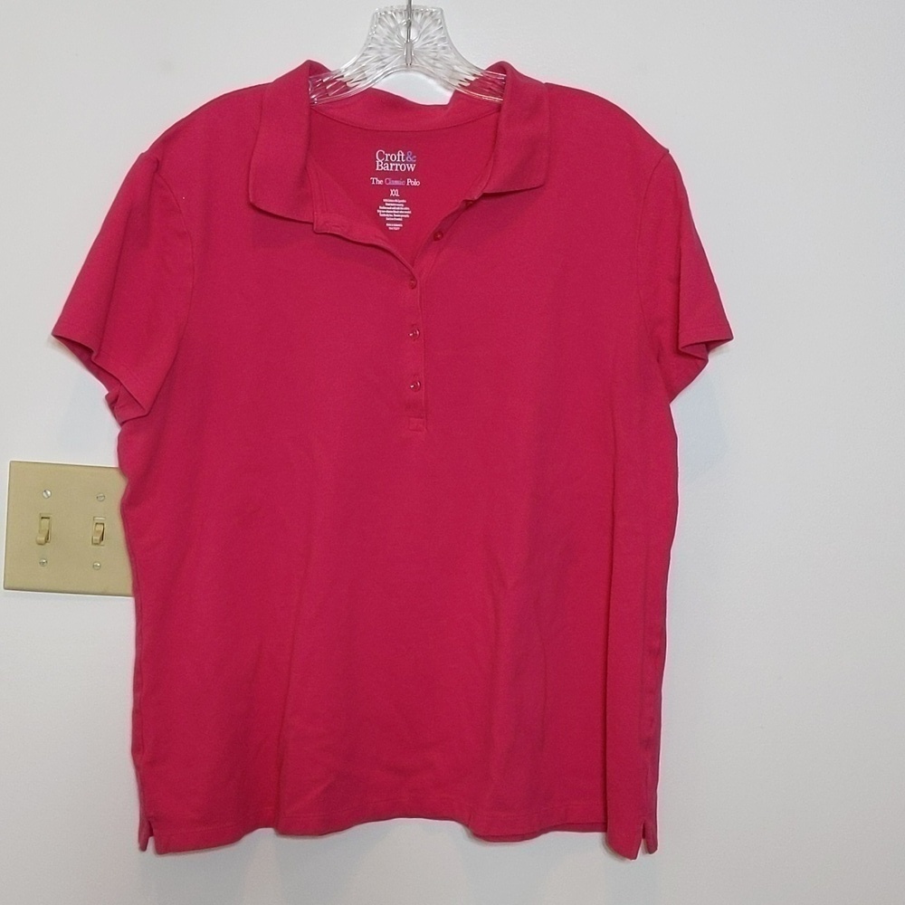 Croft & Barrow Pink Polo Shirt